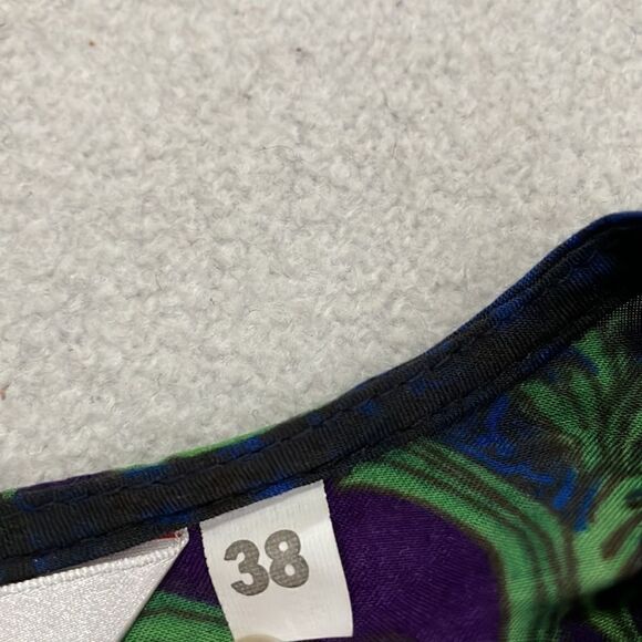 BIBA Bohemian Traditional Indian Long Sleeve Dress w/Floral Designs (Size: 8) - Picture 6 of 15